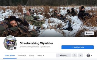 Streetworking w Wyszkowie - profil na Facebooku